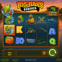 Velobet - Big Bass Bonanza Machine à Sous - Tours en Argent Réel