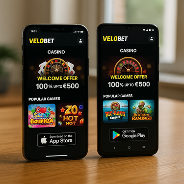 Applications Velobet - Support Navigateur iOS et Android